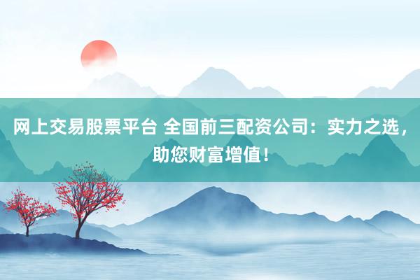 网上交易股票平台 全国前三配资公司：实力之选，助您财富增值！