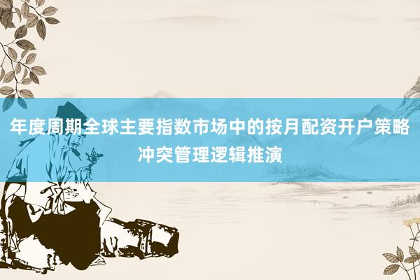 年度周期全球主要指数市场中的按月配资开户策略冲突管理逻辑推演